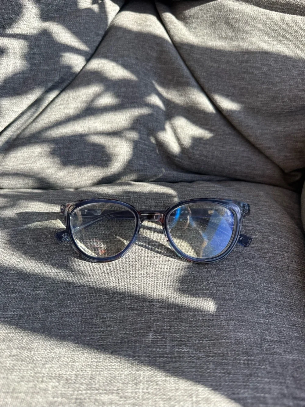 Classic Katespade Kids Clear Blue Round Eyeglasses